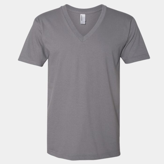 Unisex Fine Jersey V-Neck Tee Thumbnail