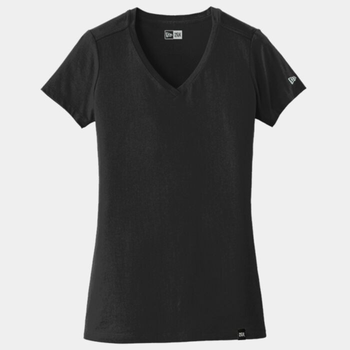 New Era Women's Heritage Blend V Neck Tee LNEA101 Women's Heritage Blend V Neck Tee Thumbnail