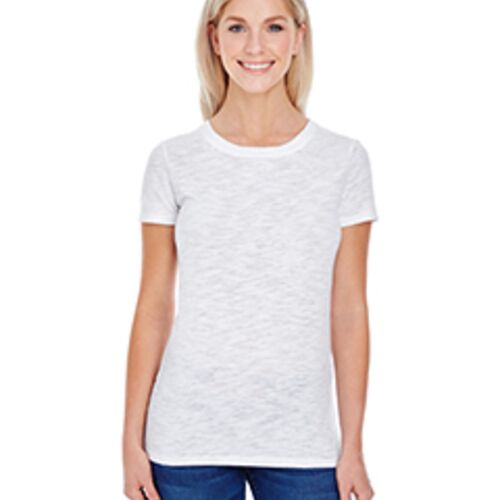 Ladies' Slub Jersey Short-Sleeve T-Shirt Thumbnail