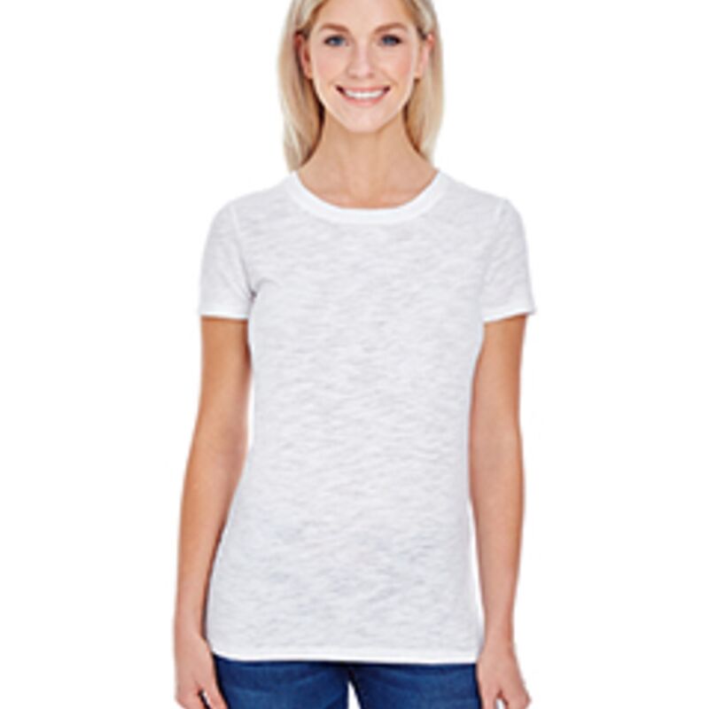 Ladies' Slub Jersey Short-Sleeve T-Shirt Thumbnail