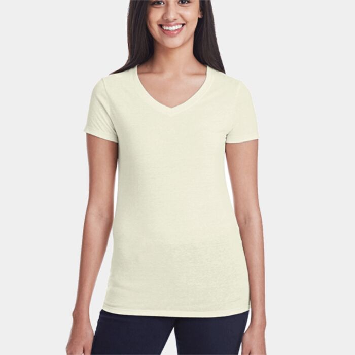 Threadfast Apparel Ladies' Triblend Short-Sleeve V-Neck T-Shirt 202B Ladies' Triblend Short-Sleeve V-Neck T-Shirt Thumbnail