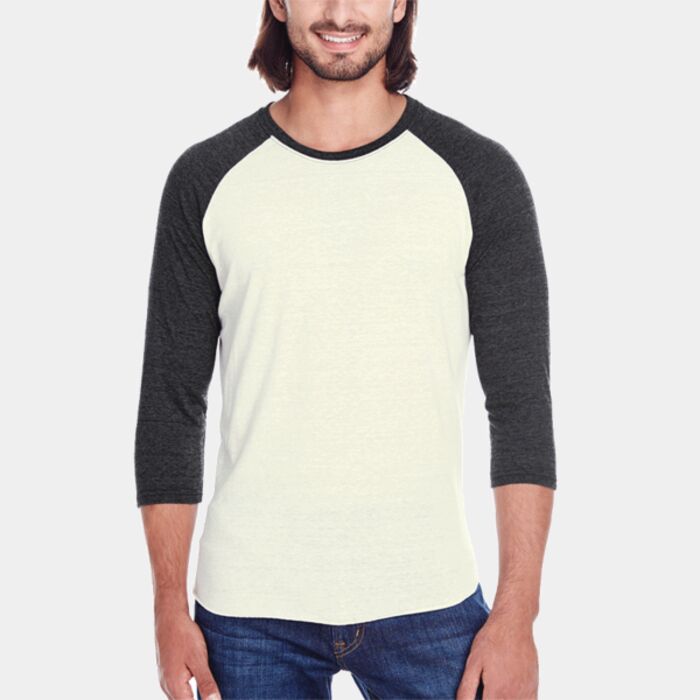 Threadfast Apparel Unisex Triblend Three-Quarter Sleeve Raglan 302G Unisex Triblend Three-Quarter Sleeve Raglan Thumbnail