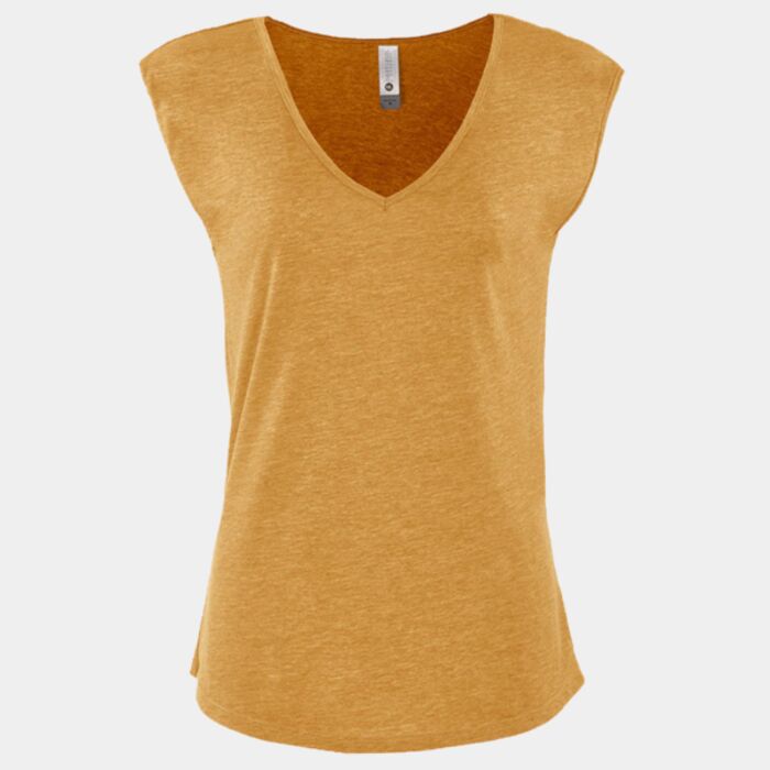 Next Level Apparel Women's Festival Sleeveless Deep V-Neck T-Shirt 5040 Women's Festival Sleeveless Deep V-Neck T-Shirt Thumbnail