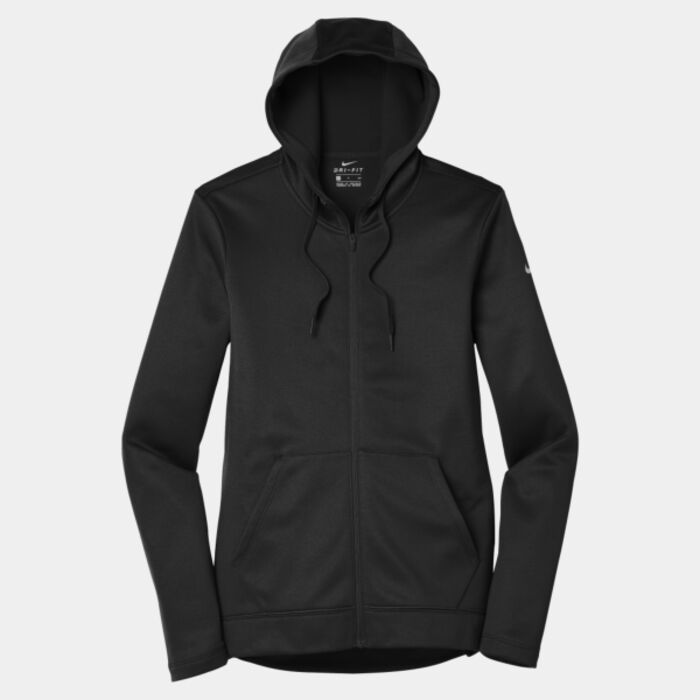 Nike Women's Therma FIT Full Zip Fleece Hoodie NKAH6264 Women's Therma FIT Full Zip Fleece Hoodie Thumbnail
