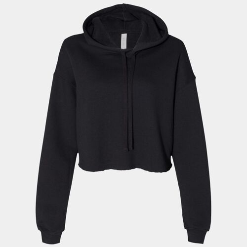 Women's Crop Fleece Hoodie Sweatshirt Thumbnail