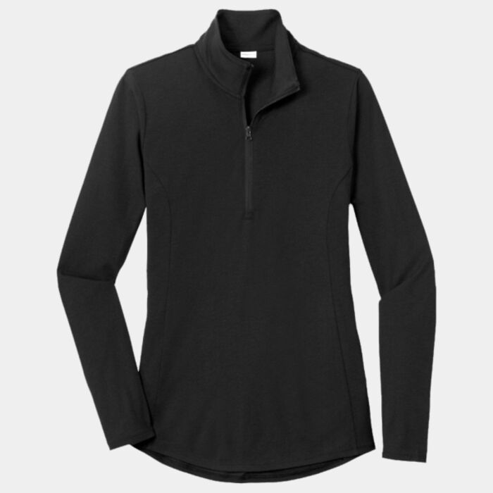 Sport Tek Women's PosiCharge ® Tri Blend Wicking 1/4 Zip Pullover LST407 Women's PosiCharge ® Tri Blend Wicking 1/4 Zip Pullover Thumbnail