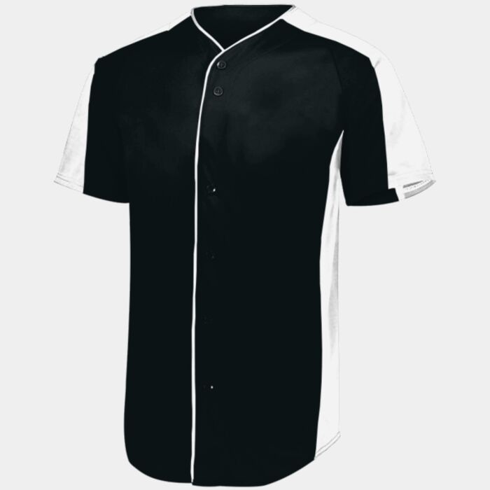 Men's Full Button Baseball Jersey Thumbnail