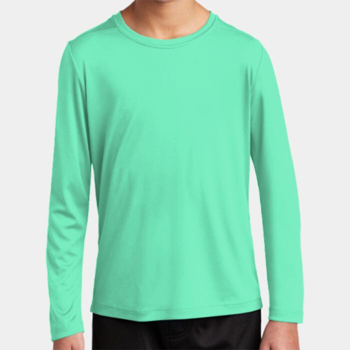 Sport Tek Youth Posi UV ® Pro Long Sleeve Tee YST420LS Youth Posi UV ® Pro Long Sleeve Tee Thumbnail