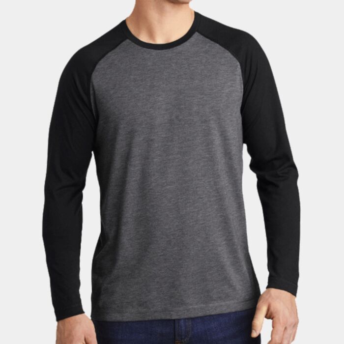 Sport Tek PosiCharge ® Long Sleeve Tri Blend Wicking Raglan Tee ST400LS PosiCharge ® Long Sleeve Tri Blend Wicking Raglan Tee Thumbnail