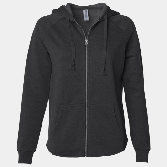 Independent Trading Co. Women's California Wave Wash Full-Zip Hooded Sweatshirt PRM2500Z Women's California Wave Wash Full-Zip Hooded Sweatshirt Thumbnail