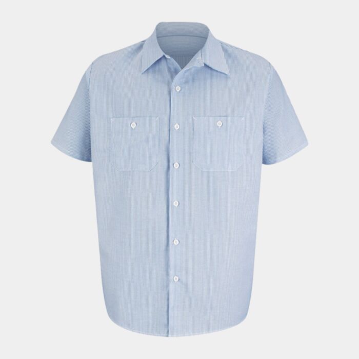 Men's Industrial Stripe Work Shirt Thumbnail