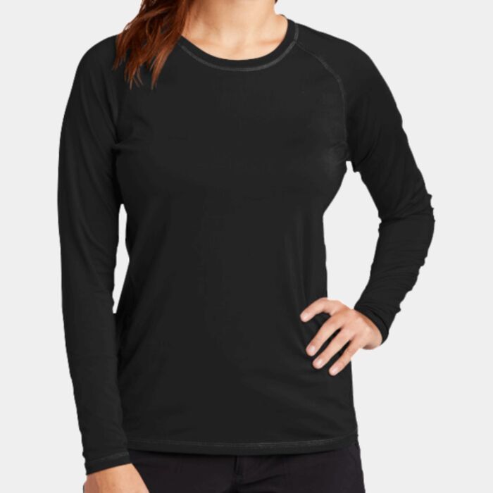 Sport Tek Women's Long Sleeve Rashguard Tee LST470LS Women's Long Sleeve Rashguard Tee Thumbnail