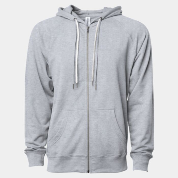 Independent Trading Co. Unisex Icon Lightweight Loopback Terry Full-Zip Hooded Sweatshirt SS1000Z Unisex Icon Lightweight Loopback Terry Full-Zip Hooded Sweatshirt Thumbnail
