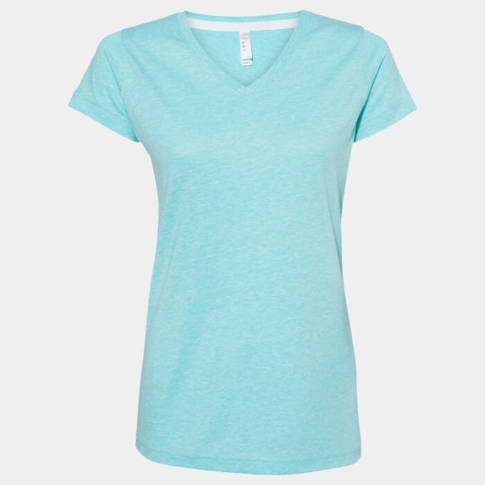 LAT Women's Harborside Mélange V-Neck Tee 3591 Women's Harborside Mélange V-Neck Tee Thumbnail