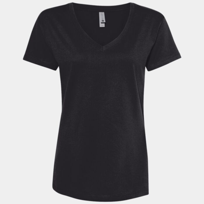 Next Level Apparel Women’s Cotton V-Neck T-Shirt 3940 Women’s Cotton V-Neck T-Shirt Thumbnail
