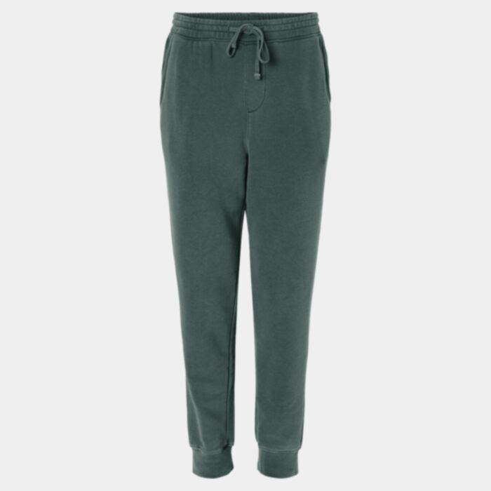 Unisex Pigment-Dyed Fleece Sweatpants Thumbnail