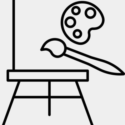 Art Tools and Studio Easel Thumbnail