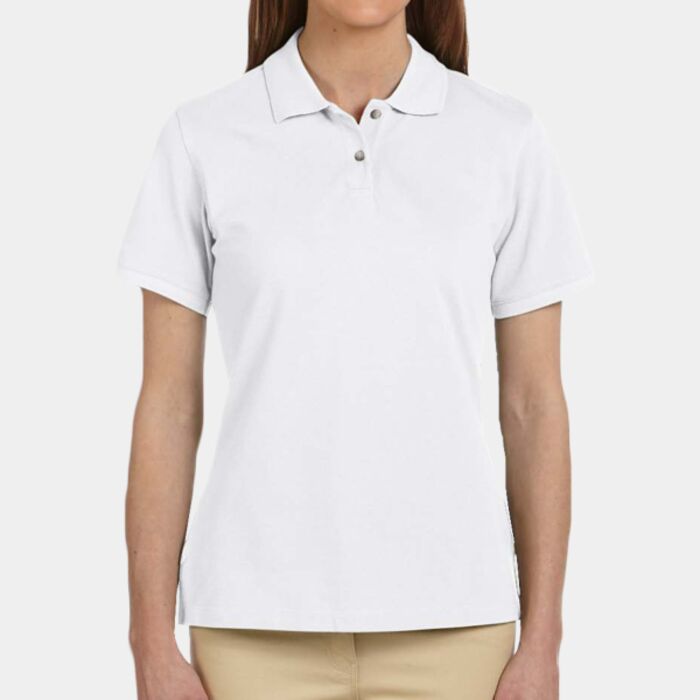Harriton Ladies' 6 oz. Ringspun Cotton Piqué Short-Sleeve Polo M200W Ladies' 6 oz. Ringspun Cotton Piqué Short-Sleeve Polo Thumbnail