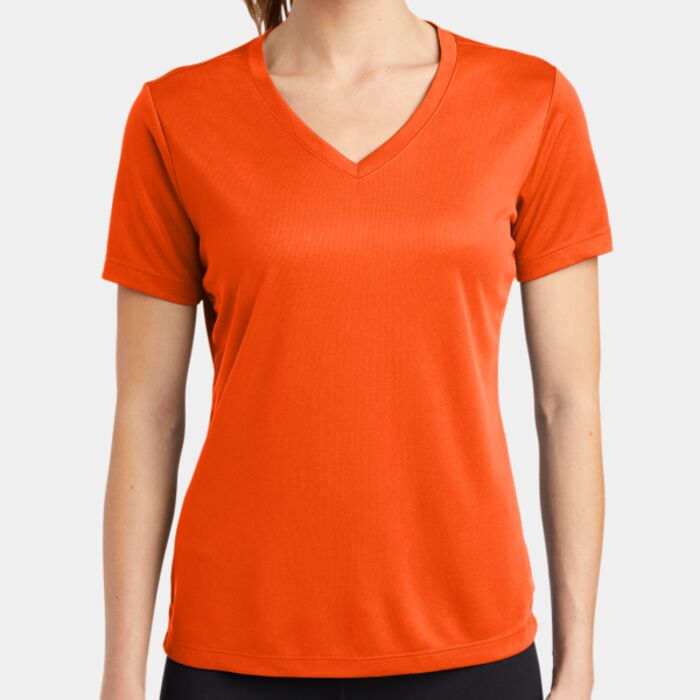 Ladies PosiCharge ® RacerMesh ® V Neck Tee Thumbnail
