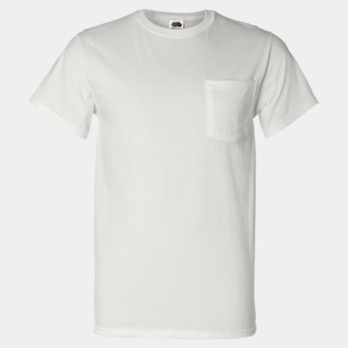 Fruit of the Loom HD Cotton T-Shirt with a Pocket 3930PR HD Cotton T-Shirt with a Pocket Thumbnail