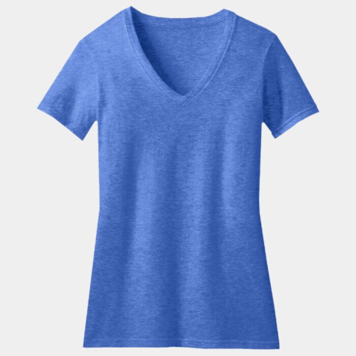 District Women's Perfect Blend ® V Neck Tee DM1190L Women's Perfect Blend ® V Neck Tee Thumbnail