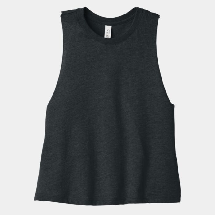 Bella + Canvas Women's Racerback Cropped Tank BC6682 Women's Racerback Cropped Tank Thumbnail