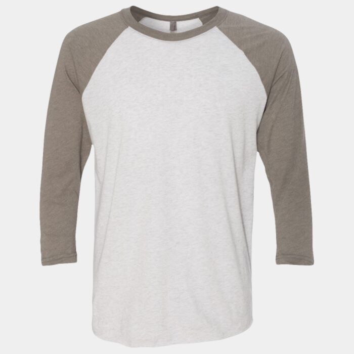 Next Level Apparel Unisex Tri-Blend Three-Quarter Sleeve Raglan Tee 6051 Unisex Tri-Blend Three-Quarter Sleeve Raglan Tee Thumbnail