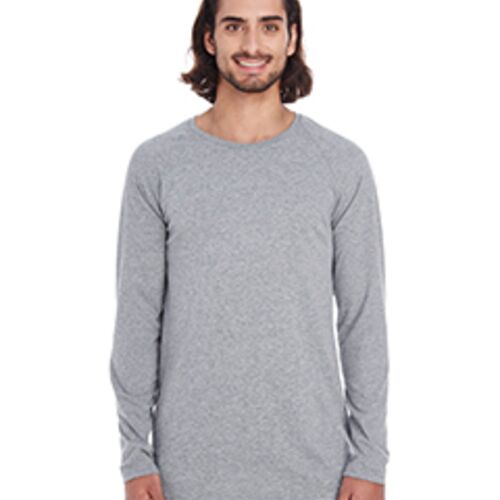 Adult Lightweight Long & Lean Raglan Long Sleeve T-Shirt Thumbnail