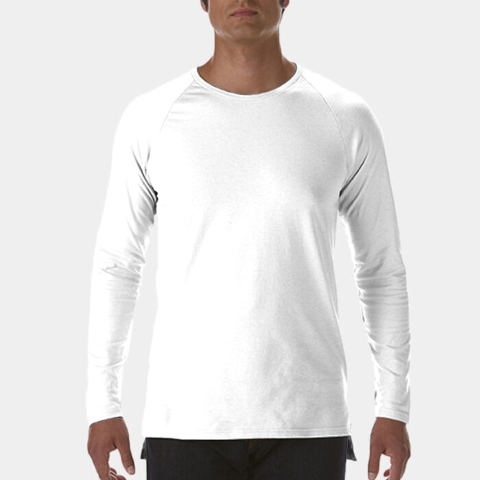 Adult Lightweight Long & Lean Raglan Long Sleeve T-Shirt Thumbnail