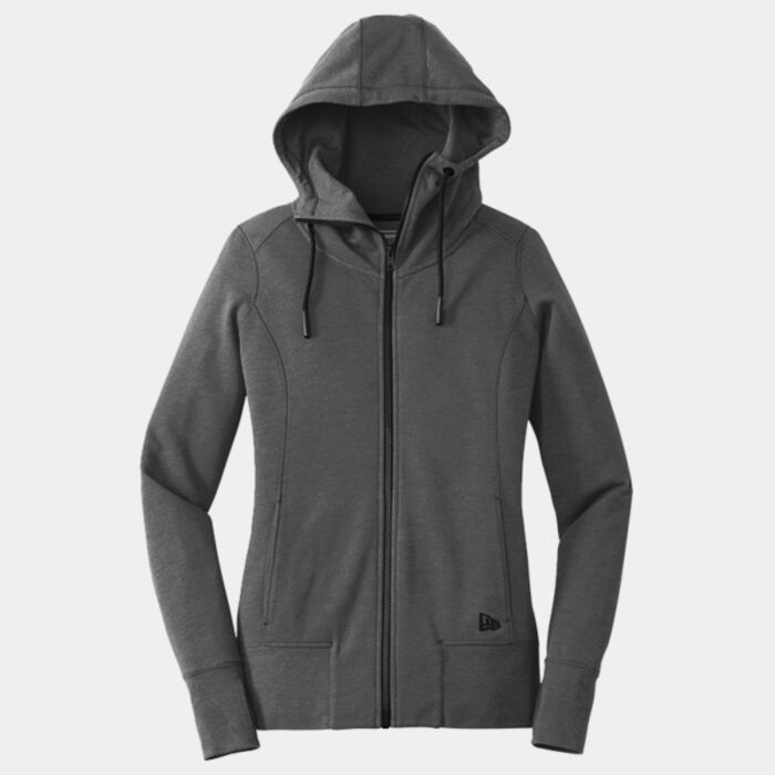New Era ® Ladies Tri Blend Fleece Full Zip Hoodie LNEA511 ® Ladies Tri Blend Fleece Full Zip Hoodie Thumbnail