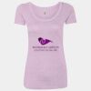 Women’s Triblend Scoop Neck T-Shirt Thumbnail