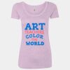 Women’s Triblend Scoop Neck T-Shirt Thumbnail