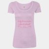 Women’s Triblend Scoop Neck T-Shirt Thumbnail