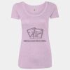 Women’s Triblend Scoop Neck T-Shirt Thumbnail