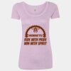 Women’s Triblend Scoop Neck T-Shirt Thumbnail