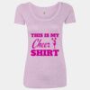 Women’s Triblend Scoop Neck T-Shirt Thumbnail
