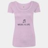 Women’s Triblend Scoop Neck T-Shirt Thumbnail