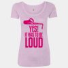 Women’s Triblend Scoop Neck T-Shirt Thumbnail