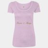 Women’s Triblend Scoop Neck T-Shirt Thumbnail
