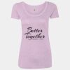 Women’s Triblend Scoop Neck T-Shirt Thumbnail