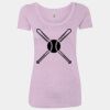 Women’s Triblend Scoop Neck T-Shirt Thumbnail
