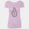 Women’s Triblend Scoop Neck T-Shirt Thumbnail