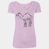 Women’s Triblend Scoop Neck T-Shirt Thumbnail