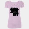 Women’s Triblend Scoop Neck T-Shirt Thumbnail