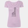 Women’s Triblend Scoop Neck T-Shirt Thumbnail
