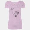 Women’s Triblend Scoop Neck T-Shirt Thumbnail