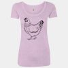 Women’s Triblend Scoop Neck T-Shirt Thumbnail