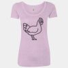Women’s Triblend Scoop Neck T-Shirt Thumbnail