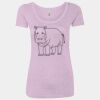 Women’s Triblend Scoop Neck T-Shirt Thumbnail