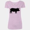 Women’s Triblend Scoop Neck T-Shirt Thumbnail